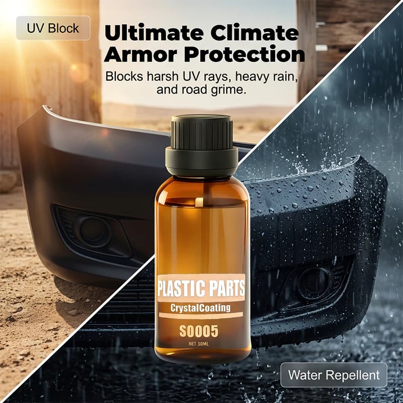 🎁2026 New Upgrade🚗Car Plastic Parts Crystal Coating Restorer
