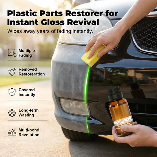 🎁2026 New Upgrade🚗Car Plastic Parts Crystal Coating Restorer