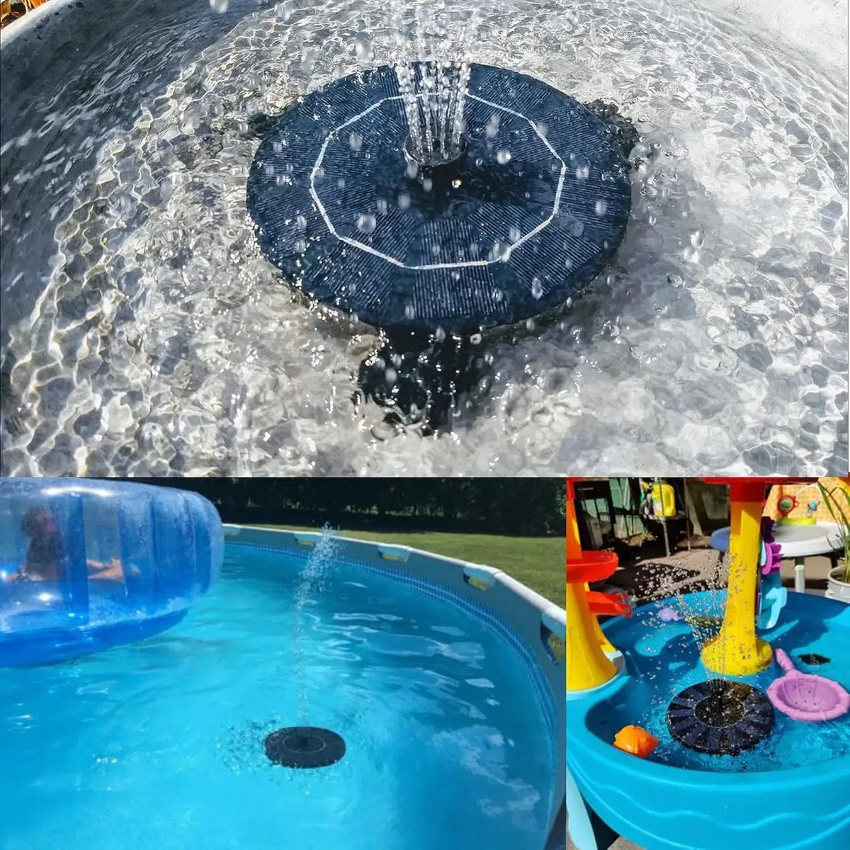 🌊Solar Fountain, Solar Powered Bird Bath Fountain Pump
