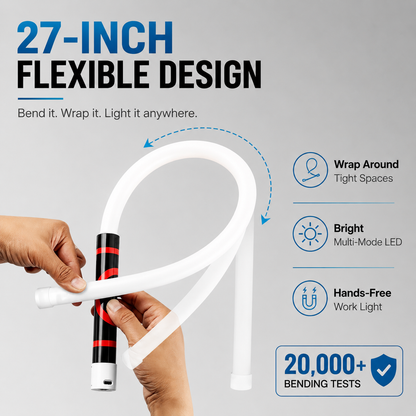Bendable LED Flashlight Stick