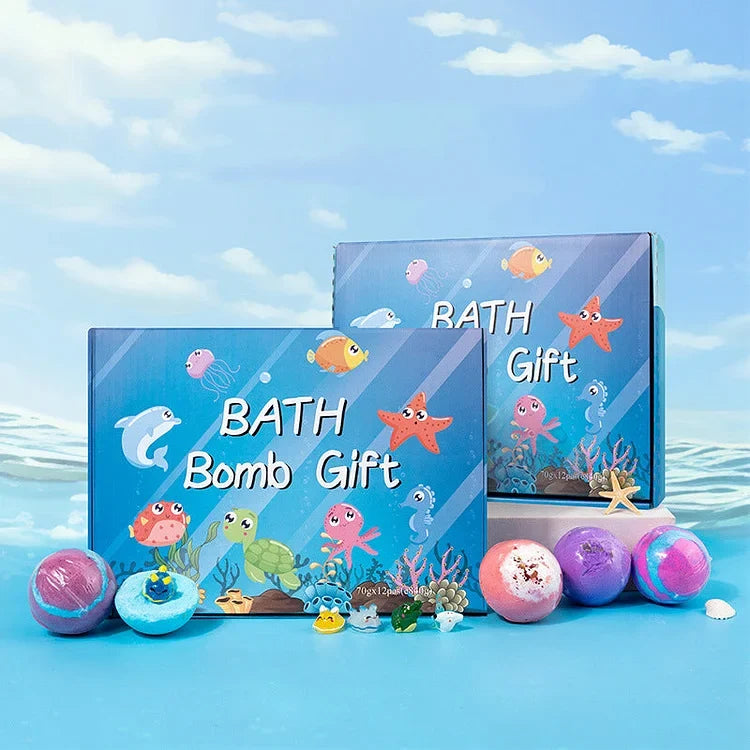 Limited Time Promotion 50% OFF🔥12-Piece Bath Bomb Gift Set for Kids