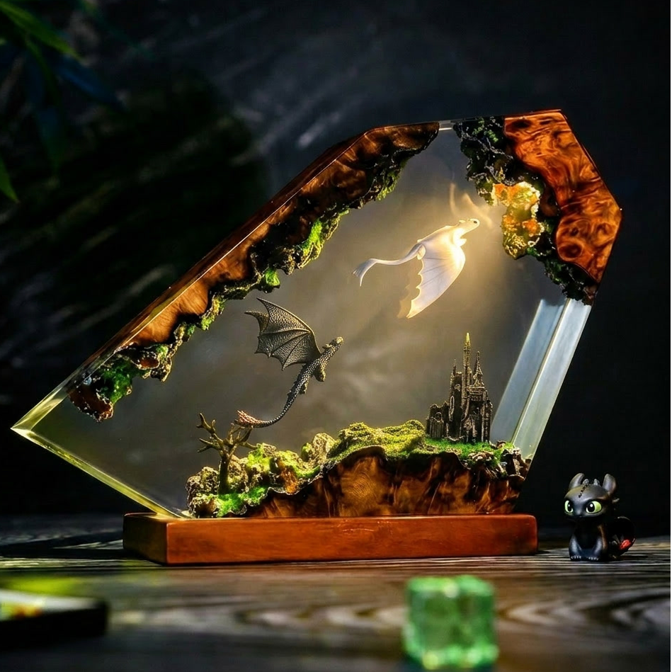 Hrimzw™ - 3D LED Resin Lamp