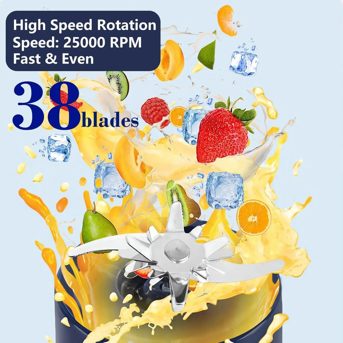 Cordless Portable Smoothie Juicer Blender Cup