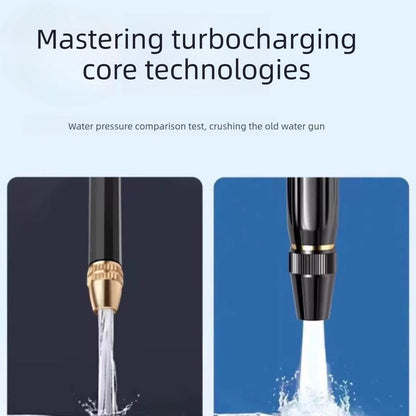 High-Pressure Hose Spray Gun with Brush Attachment