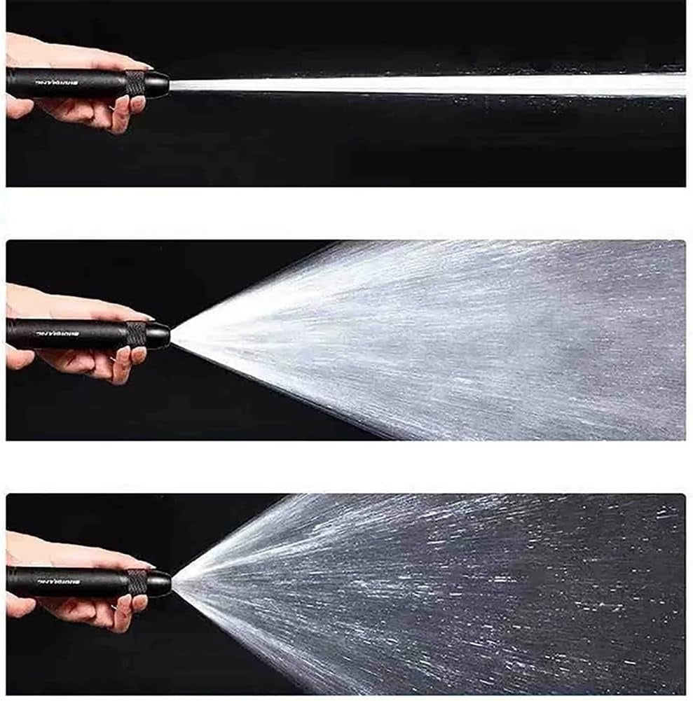 High-Pressure Hose Spray Gun with Brush Attachment