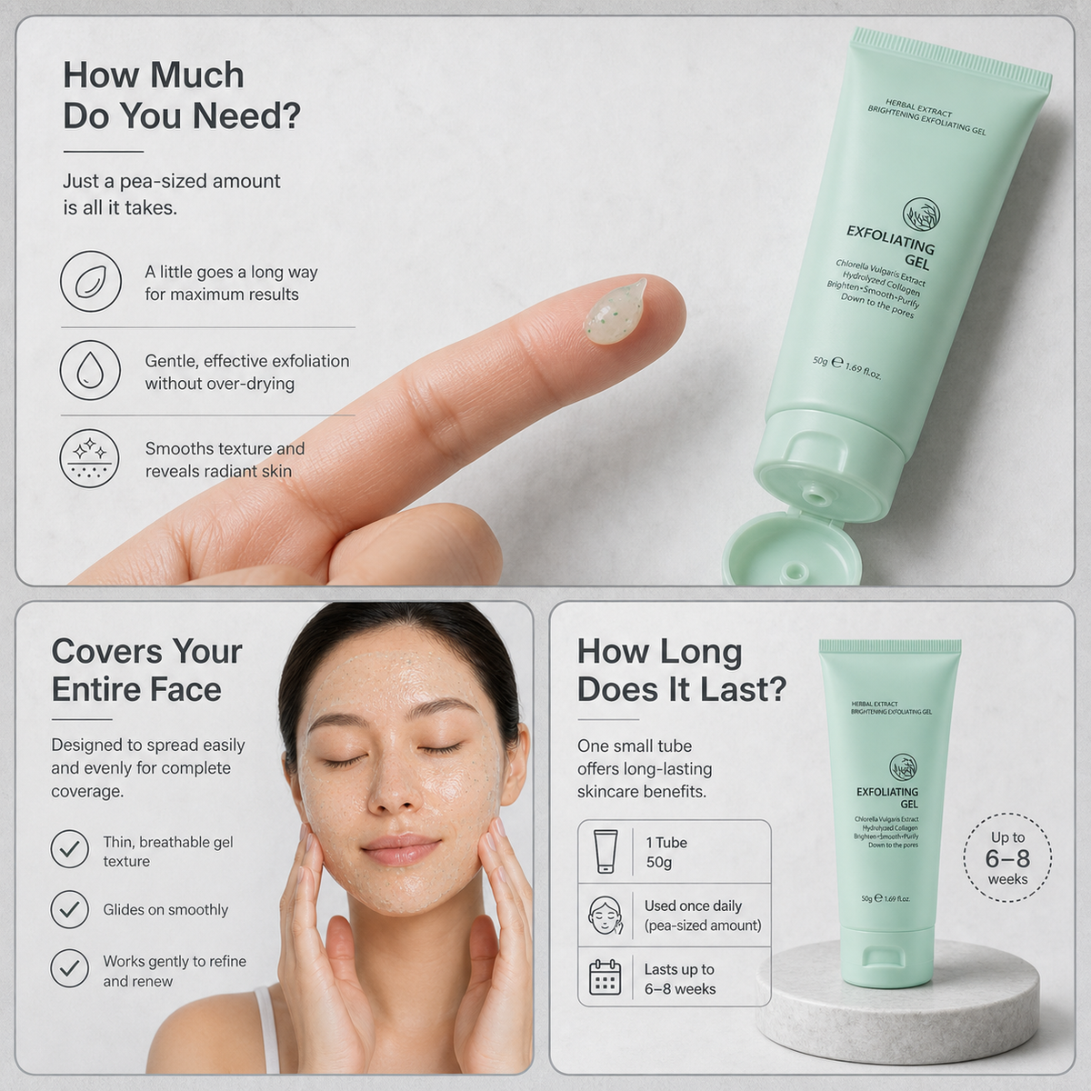 Skglm™ Brightening Exfoliating Gel for Radiant Skin