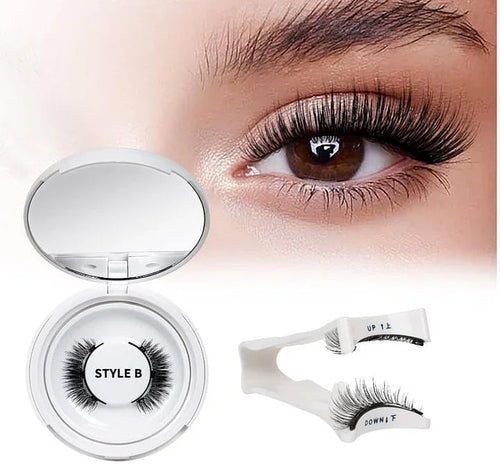 Buy 1,get 2 free! 50% OFF🤩Reusable Premium Self-Adhesive Eyelashes | Easy, Quick, Safe!