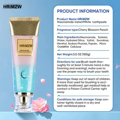 🦷Niacinamide Whitening Toothpaste - For Healthier, Whiter Teeth!