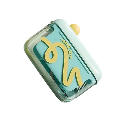 Automatic Pop-Up Dental Floss Dispenser Box Refillable Portable with Floss
