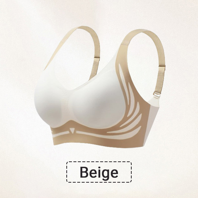 ☁️Zero-Gravity Comfort Bra: Seamless, Side-Control & Airflow Push-Up