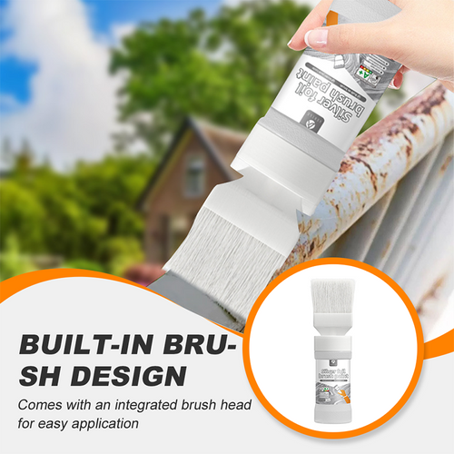 ✨New Arrival✨Water-Based Metallic Silver Paint with Built-in Brush（50% OFF）