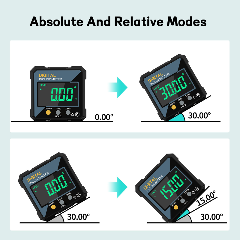 Magnetic Digital Level Angle Gauge
