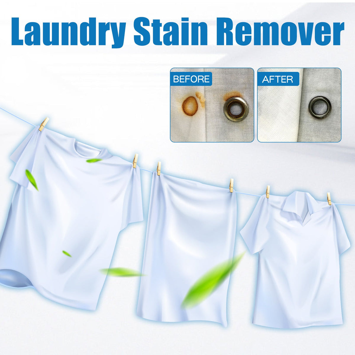 🏆 Last Day Special Price $34.99 ! 💐🔥Buy 1 Get 1 Free🔥Powerful Laundry Stain Remover Spray