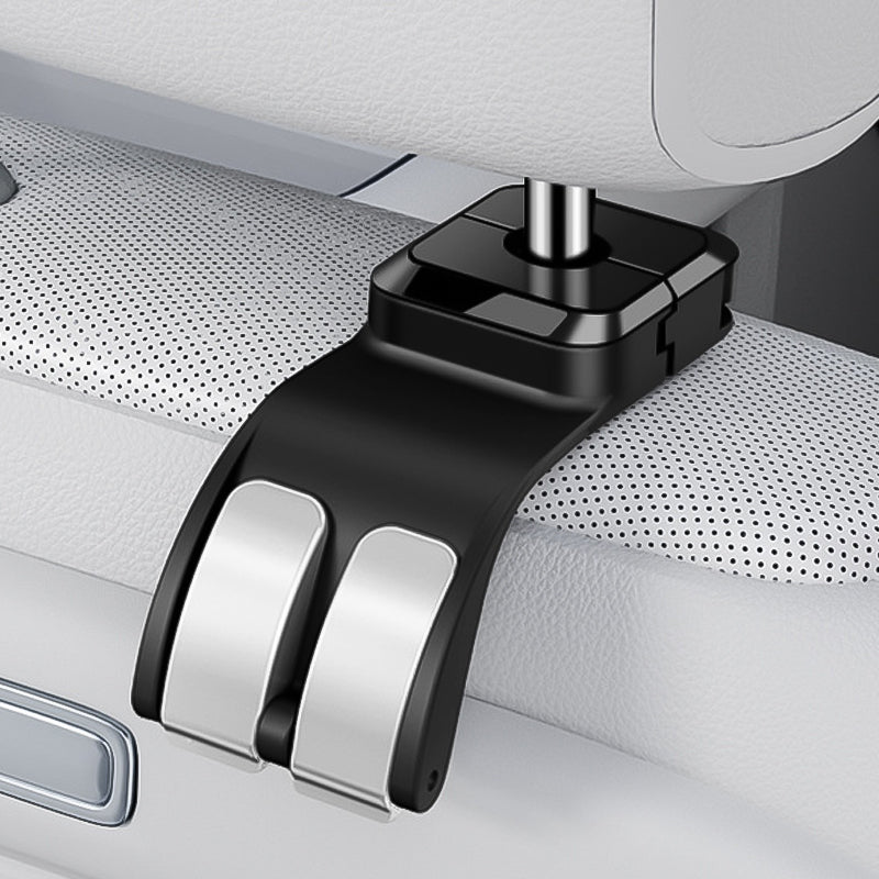 Heavy-Duty Retractable Car Seat Organizer Hook