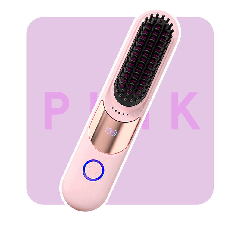 🔥HOT SALE🔥3-Temp Anti-Scald Ionic Hair Straightening Comb