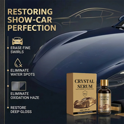 Ceramic Car Coating Kit - Deep Gloss, 9H+ Hardness & Extreme Hydrophobic