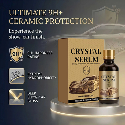 Ceramic Car Coating Kit - Deep Gloss, 9H+ Hardness & Extreme Hydrophobic