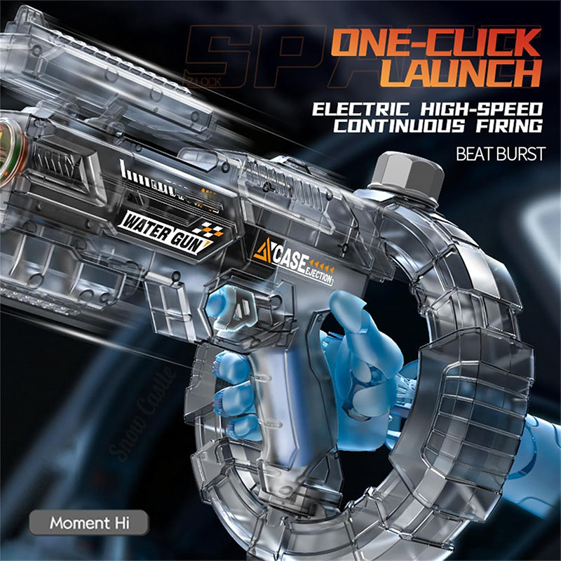 Electric High-Pressure Water Gun with Circular Clip