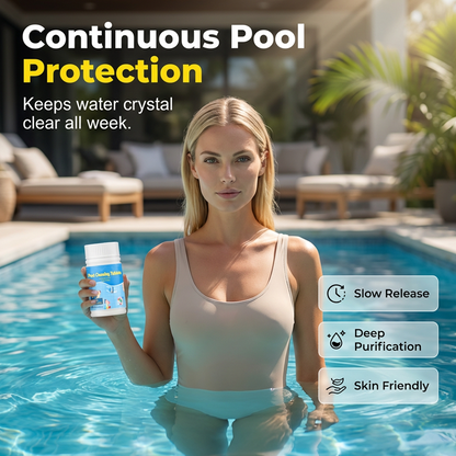 Long Lasting Pool Cleaner Tablets Crystal Clear Water Maintenance Supplies
