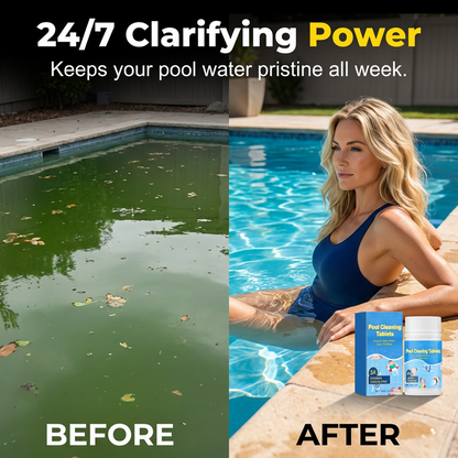 Long Lasting Pool Cleaner Tablets Crystal Clear Water Maintenance Supplies
