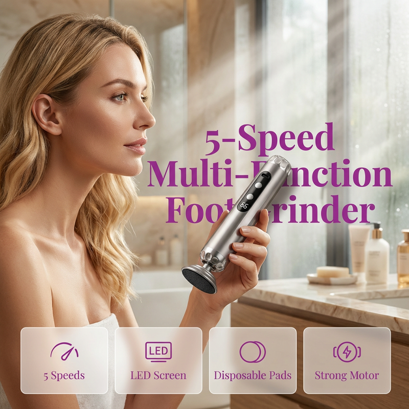 Last Day 50% OFF🔥Multi-Function Electric Foot Grinder with 5 Speeds