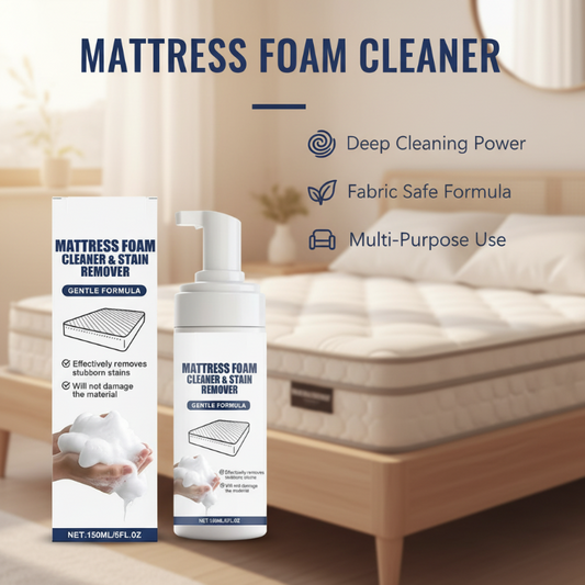🛏️🧼 Multi-Surface Mattress Foam Cleaner – No-Rinse Stain Removal, Odor Elimination, and Antibacterial Protection – Pay on Delivery ✨✅