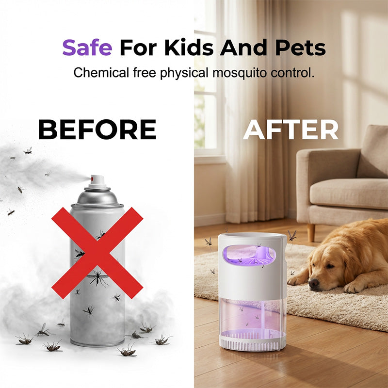 UV Mosquito Killer Lamp – quiet, USB, chemical-free