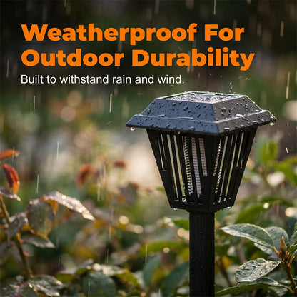 Outdoor Solar Powered Mosquito Killer Lamp-Stake or Stand Use