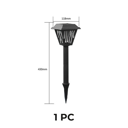 Outdoor Solar Powered Mosquito Killer Lamp-Stake or Stand Use