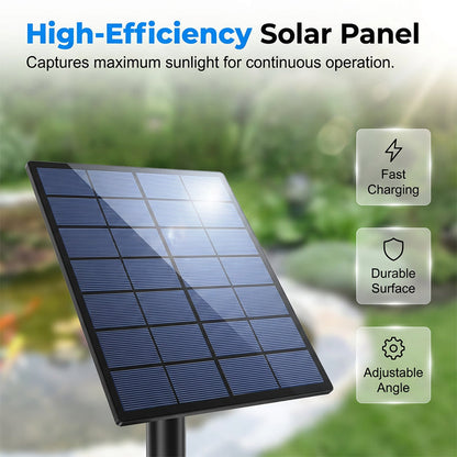 🔥🔥Solar Pond Aerator with Air Pump