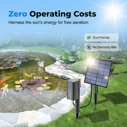 🔥🔥Solar Pond Aerator with Air Pump