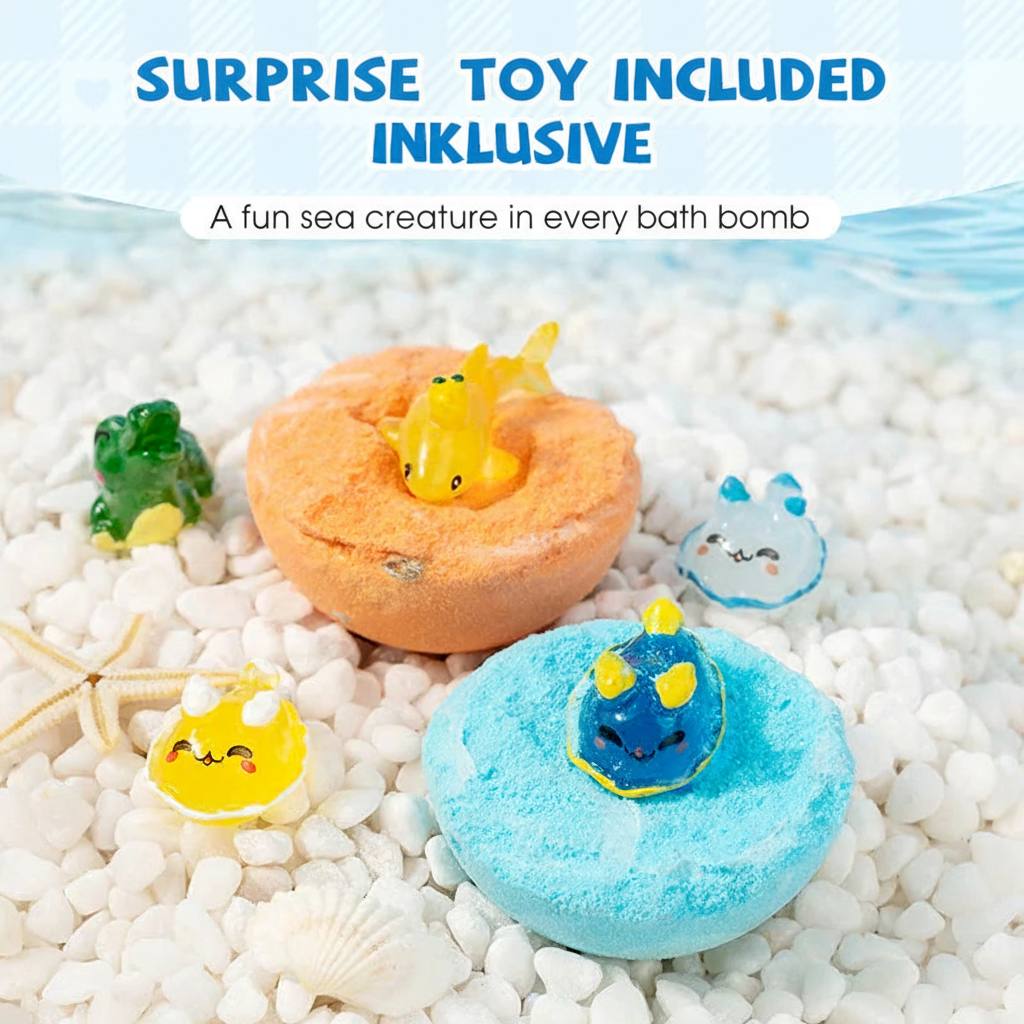 Limited Time Promotion 50% OFF🔥12-Piece Bath Bomb Gift Set for Kids