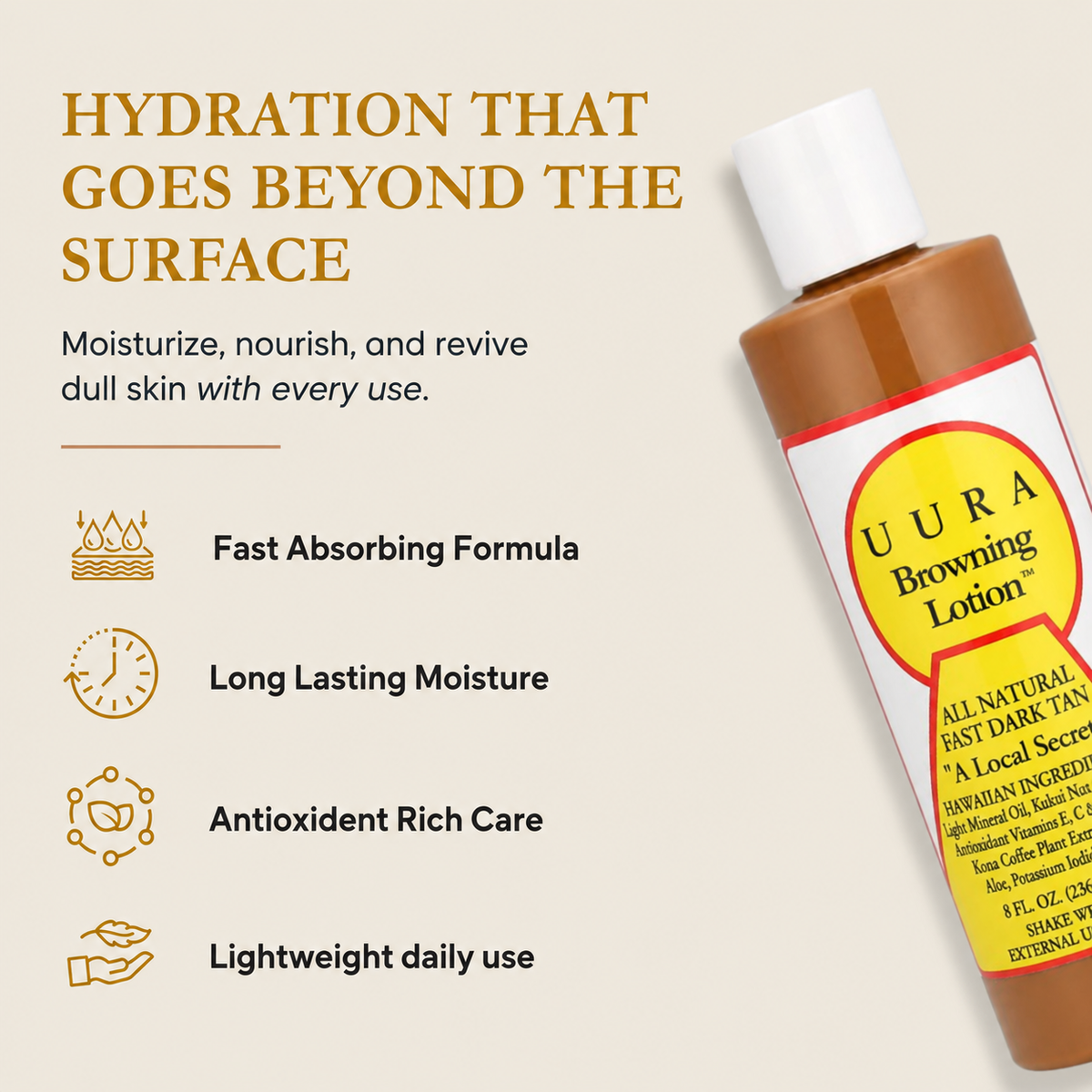 Hawaiian Secret Browning Lotion